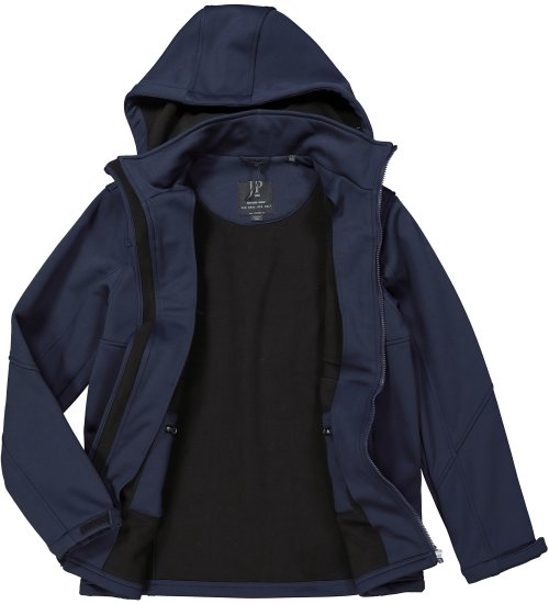 JP1880 Jacket Fleece Lined Softshell Navy - Bundy - Bundy Nadmerné Veľkosti 2XL-8XL