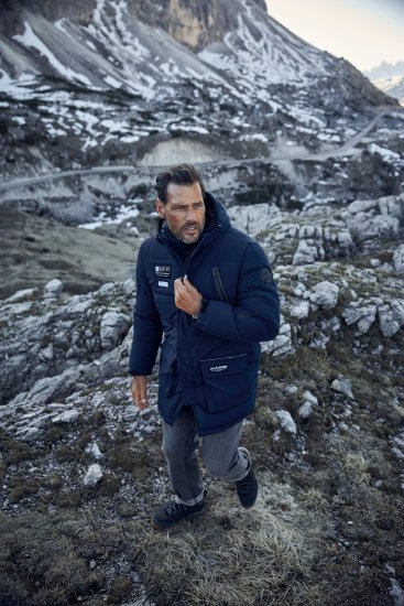 JAY-PI Warm Quilted Parka Dual Function, Wind and Water Repellant Navy - Bundy - Bundy Nadmerné Veľkosti 2XL-8XL