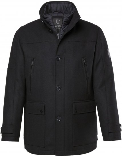 JP1880 Jacket Water-repellent Warm Black - Bundy - Bundy Nadmerné Veľkosti 2XL-8XL