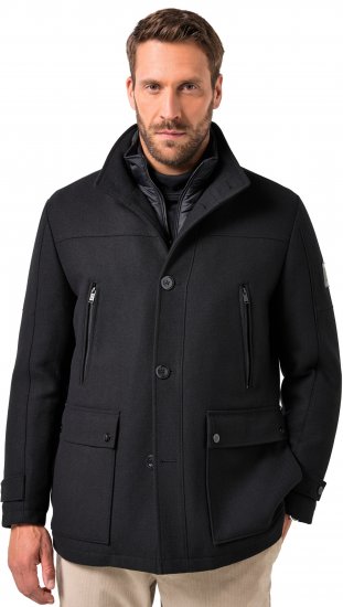 JP1880 Jacket Water-repellent Warm Black - Bundy - Bundy Nadmerné Veľkosti 2XL-8XL