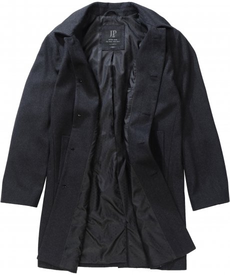 JP1880 Coat Wool Blend Water Repellent Dark Grey - Bundy - Bundy Nadmerné Veľkosti 2XL-8XL