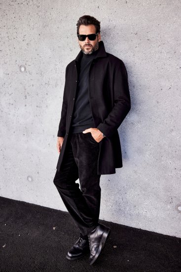 JP1880 Coat Wool Blend Water Repellent Black - Bundy - Bundy Nadmerné Veľkosti 2XL-8XL