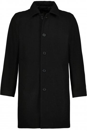 JP1880 Coat Wool Blend Water Repellent Black - Bundy - Bundy Nadmerné Veľkosti 2XL-8XL