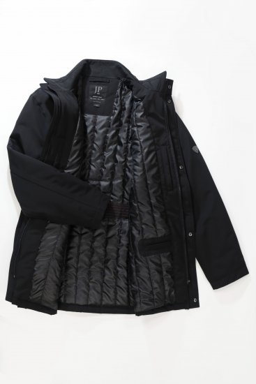 JP1880 Jacket Business Waterproof Black - Bundy - Bundy Nadmerné Veľkosti 2XL-8XL