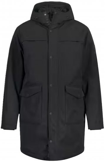 JP1880 Parka Warm Sleeves with Windcuffs Black - Bundy - Bundy Nadmerné Veľkosti 2XL-8XL