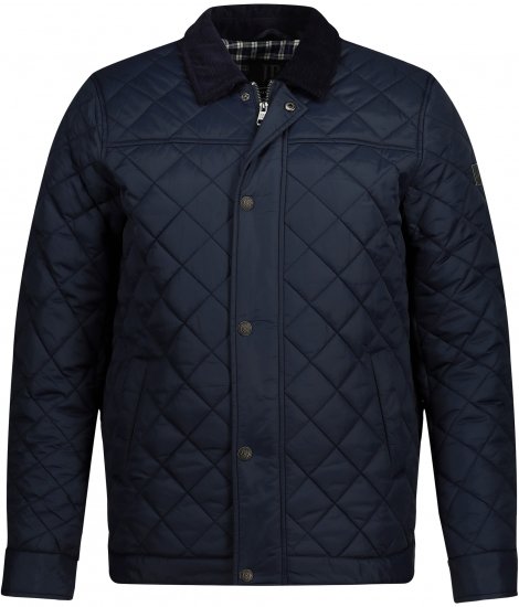 JP1880 Jacket Quilted Navy - Bundy - Bundy Nadmerné Veľkosti 2XL-8XL