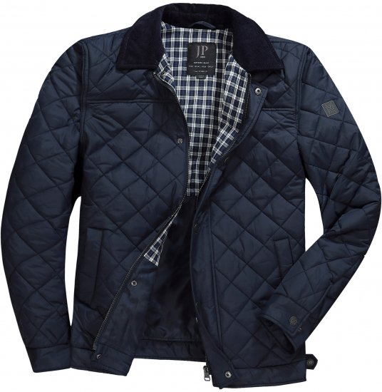 JP1880 Jacket Quilted Navy - Bundy - Bundy Nadmerné Veľkosti 2XL-8XL