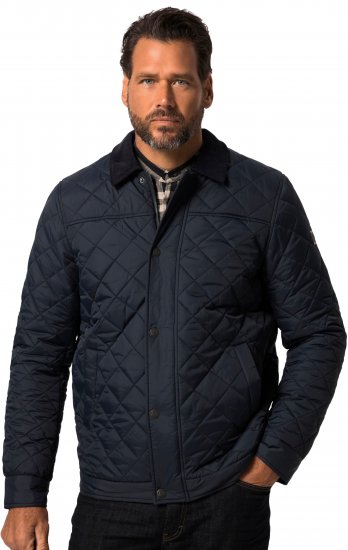 JP1880 Jacket Quilted Navy - Bundy - Bundy Nadmerné Veľkosti 2XL-8XL