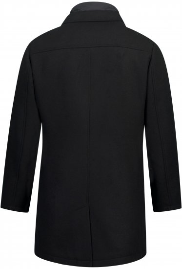 JP1880 Coat Wool Blend Quilted Black - Bundy - Bundy Nadmerné Veľkosti 2XL-8XL