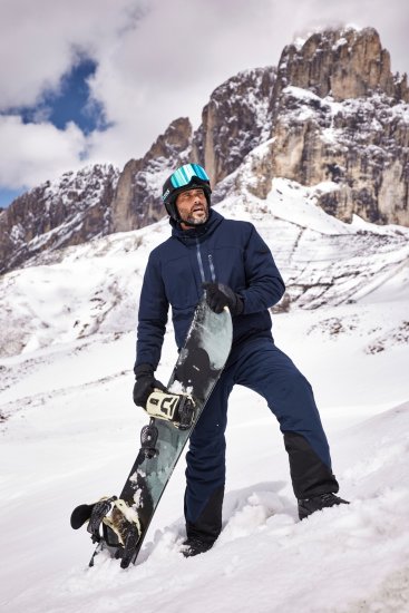 Jay-Pi Ski Jacket Functional Waterproof Windproof Navy - Lyžiarske oblečenie - 