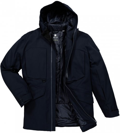Jay-Pi Ski Jacket Functional Waterproof Windproof Navy - Lyžiarske oblečenie - 