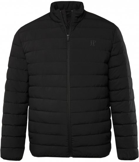 JP1880 Jacket Quilted Stand-up Collar Black - Bundy - Bundy Nadmerné Veľkosti 2XL-8XL