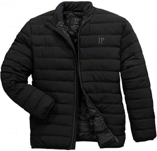 JP1880 Jacket Quilted Stand-up Collar Black - Bundy - Bundy Nadmerné Veľkosti 2XL-8XL