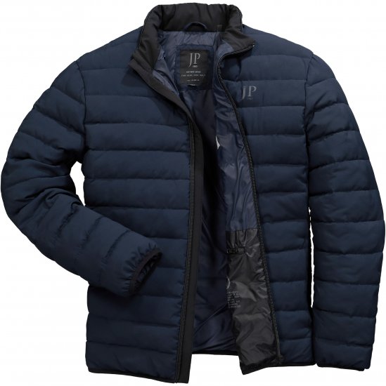 JP1880 Jacket Quilted Stand-up Collar Navy - Bundy - Bundy Nadmerné Veľkosti 2XL-8XL
