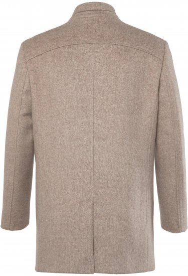 JP1880 Coat Wool Blend Beige Melange - Bundy - Bundy Nadmerné Veľkosti 2XL-8XL