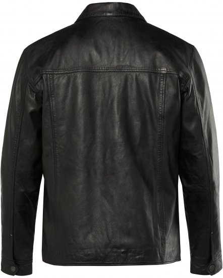JP1880 Leather Jacket Finest Lamb Nappa Black - Bundy - Bundy Nadmerné Veľkosti 2XL-8XL