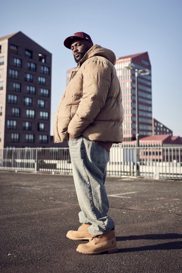 STHUGE Jacket Puffer With Warm Quilting Beige - Bundy - Bundy Nadmerné Veľkosti 2XL-8XL