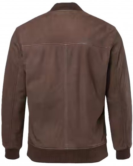JP1880 Jacket Buffed Nubuck Lamb Leather Brown - Bundy - Bundy Nadmerné Veľkosti 2XL-8XL