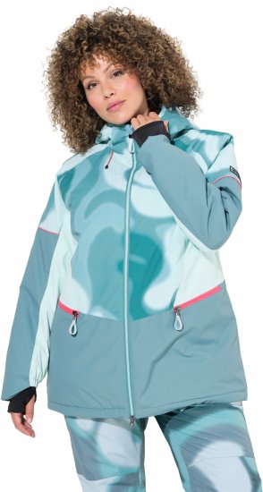 Ulla Popken HYPRAR Performance Jacket Ice Green - Bundy - 