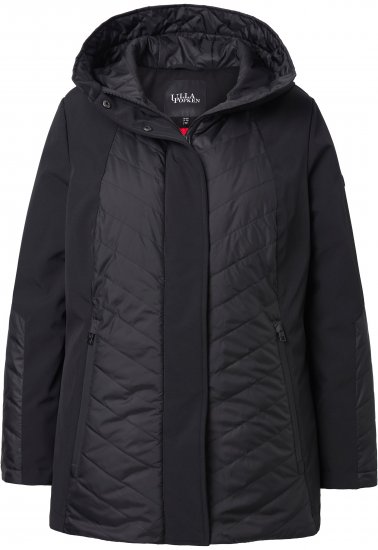 Ulla Popken Long Sleeve Hooded Teddy Jacket Putty - Bundy - 
