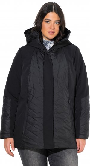Ulla Popken HYPRAR Functional Softshell Jacket Black - Bundy - 