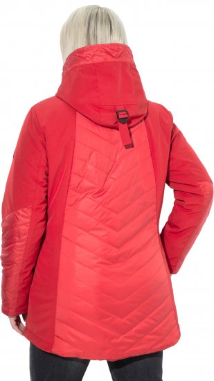 Ulla Popken HYPRAR Functional Softshell Jacket Red - Bundy - 