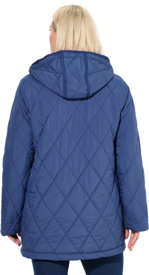 Ulla Popken HYPRAR Quilted Water-Repellent Jacket Medium Blue - Bundy - 