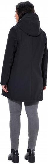 Ulla Popken HYPRAR Water Repellent Softshell Jacket Black - Bundy - 