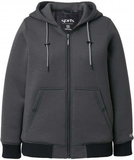 Ulla Popken Water-Repellant Softshell Jacket Black - Bundy - 