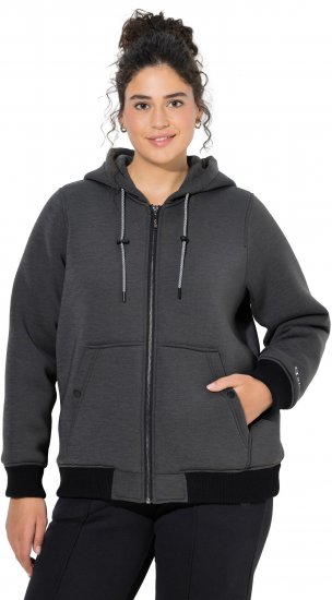 Ulla Popken Water-Repellant Softshell Jacket Black - Bundy - 