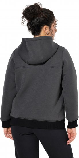 Ulla Popken Water-Repellant Softshell Jacket Black - Bundy - 