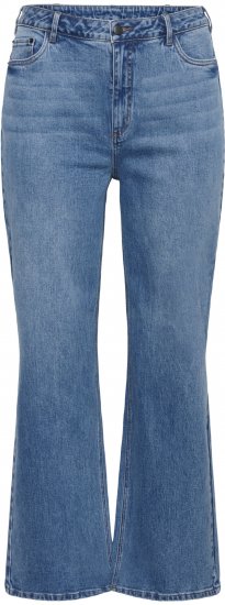 Kaffe Curve Leoana Široké dlhé džínsy Vintage modrá - Džíny & Nohavice vo Veľkých Veľkostiach – Plus Size - 