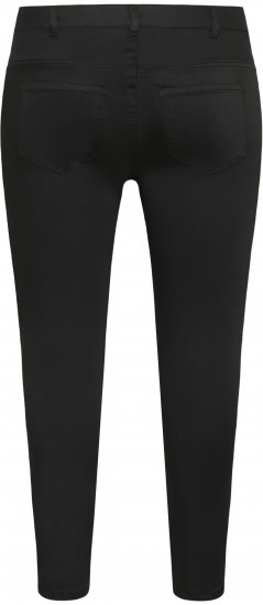 Kaffe Curve Dina Slim džínsy v skrátenej dĺžke Čierna - Džíny & Nohavice vo Veľkých Veľkostiach – Plus Size - 