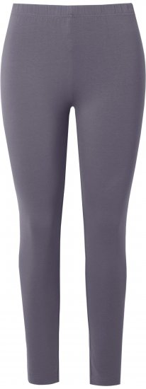 Ulla Popken Basic Stretch Knit Ankle Length Leggings Dark Grey - Džíny & Nohavice vo Veľkých Veľkostiach – Plus Size - 