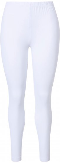 Ulla Popken Basic Stretch Knit Ankle Length Leggings Snow White - Džíny & Nohavice vo Veľkých Veľkostiach – Plus Size - 