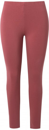 Ulla Popken Basic Stretch Knit Ankle Length Leggings Brick Red - Džíny & Nohavice vo Veľkých Veľkostiach – Plus Size - 