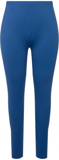 Ulla Popken Basic Stretch Knit Ankle Length Leggings Grey Blue - Džíny & Nohavice vo Veľkých Veľkostiach – Plus Size - 