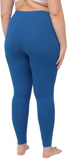 Ulla Popken Basic Stretch Knit Ankle Length Leggings Grey Blue - Džíny & Nohavice vo Veľkých Veľkostiach – Plus Size - 