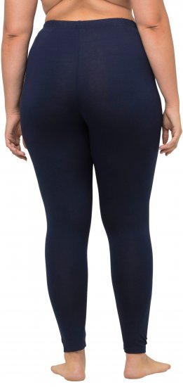 Ulla Popken Viscose Spandex Leggings Night Blue - Džíny & Nohavice vo Veľkých Veľkostiach – Plus Size - 