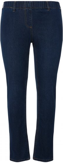 Ulla Popken Denim Look All Elastic Pocket Sienna Jeggings Blue Denim - Džíny & Nohavice vo Veľkých Veľkostiach – Plus Size - 