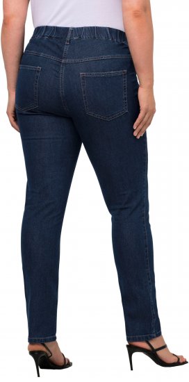 Ulla Popken Denim Look All Elastic Pocket Sienna Jeggings Blue Denim - Džíny & Nohavice vo Veľkých Veľkostiach – Plus Size - 