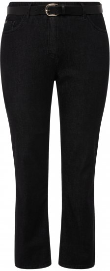 Ulla Popken Sammy Fit Slim Leg Stretch Jeans Black - Džíny & Nohavice vo Veľkých Veľkostiach – Plus Size - 