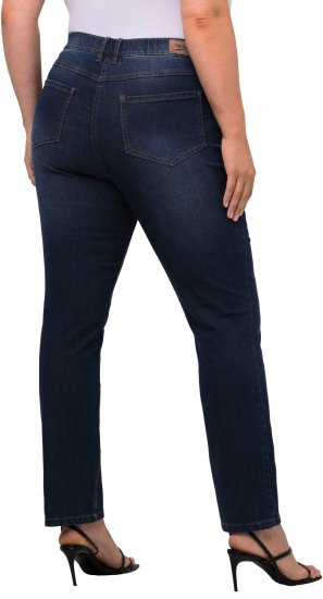 Ulla Popken Sammy Fit Slim Leg Stretch Jeans Blue Denim - Džíny & Nohavice vo Veľkých Veľkostiach – Plus Size - 