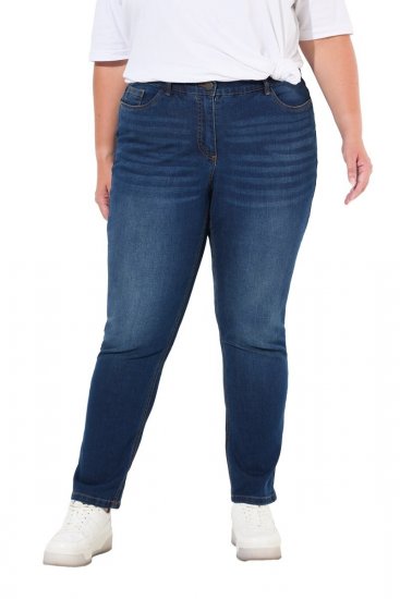Ulla Popken Sammy Fit Slim Leg Stretch Jeans Blue Denim - Džínsy - Dámske džínsy veľkých veľkostí