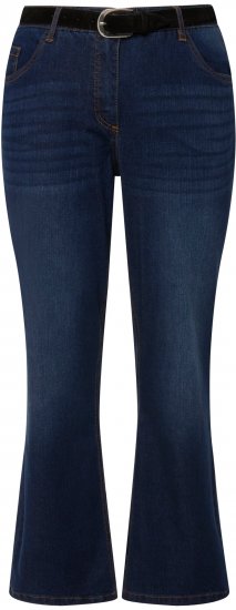 Ulla Popken Straight Leg Mandy Fit Stretch Jeans Blue Denim - Džíny & Nohavice vo Veľkých Veľkostiach – Plus Size - 