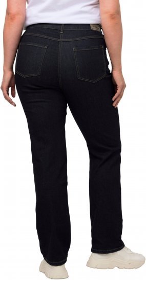 Ulla Popken Straight Leg Mandy Fit Stretch Jeans Dark Blue Denim - Džíny & Nohavice vo Veľkých Veľkostiach – Plus Size - 