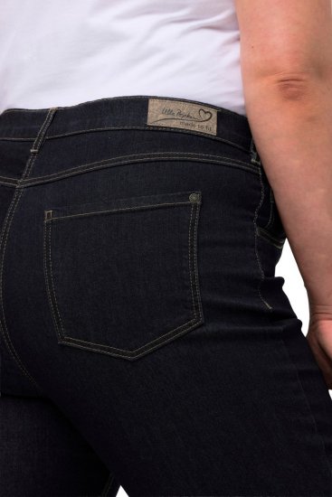 Ulla Popken Straight Leg Mandy Fit Stretch Jeans Dark Blue Denim - Džínsy - Dámske džínsy veľkých veľkostí