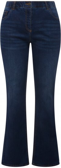 Ulla Popken Marie Fit Bootcut Stretch Jeans Blue Denim - Džíny & Nohavice vo Veľkých Veľkostiach – Plus Size - 