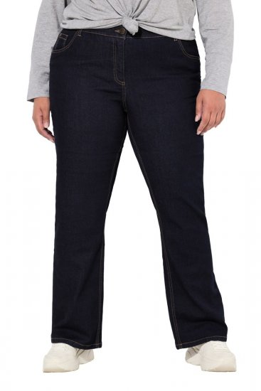 Ulla Popken Marie Fit Bootcut Stretch Jeans Dark Blue Denim - Ulla Popken - Ulla Popken oblečenie nadmerných veľkostí
