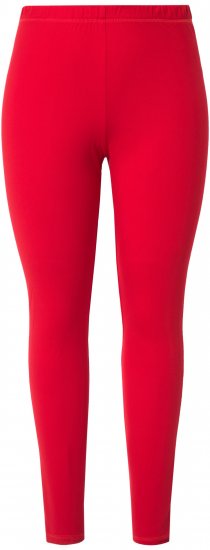 Ulla Popken Quick Dry Moisture Wicking Stretch Ski Leggings Salsa Red - Džíny & Nohavice vo Veľkých Veľkostiach – Plus Size - 